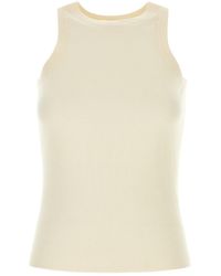 Co. - Ivory Cashmere Tank Top - Lyst