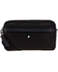Montblanc - Black Canvas Crossbody Bag - Lyst