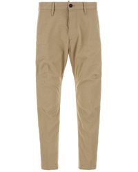 DSquared² - Beige Stretch Cotton Chino Pant - Lyst