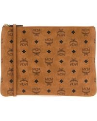 MCM - Printed Canvas Aren Crossbody Bag - Lyst
