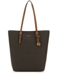 MICHAEL Michael Kors - Borsa shopping Quinn grande in tela stampata - Lyst