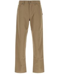 Burberry - Flat Front Pants - Lyst
