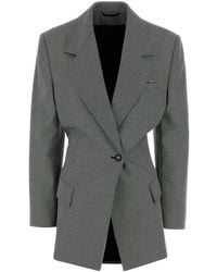 The Attico - Notched Lapel Blazer - Lyst