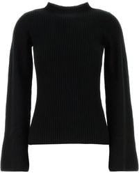 LeKasha - Black Cashmere Utah Sweater - Lyst