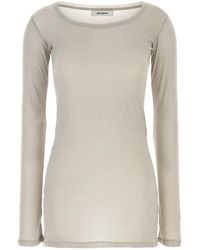 GIMAGUAS - Grey Cotton Bahmon Mini Dress - Lyst