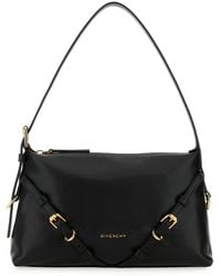 Givenchy - Borsa a spalla Voyou mini in pelle nera - Lyst