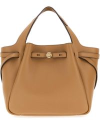 Tory Burch - Camel Leather Romy Bucket Bag - Lyst
