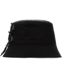 Prada - Cappello da pescatore in Re-Nylon nero - Lyst