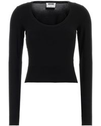 Moschino - Viscose Blend Sweater - Lyst