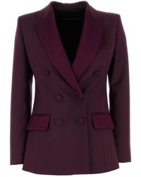 Hebe Studio - The Georgia Blazer Soft Crepe - Lyst