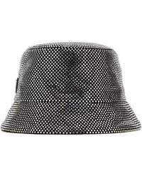 Prada - Cappello Bucket Con Decorazione Di Cristalli - Lyst