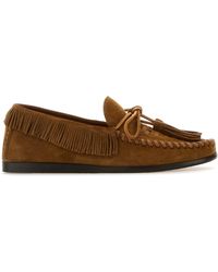 Isabel Marant - Mocassini Fitza in pelle scamosciata cammello - Lyst