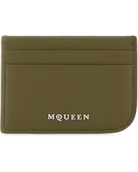 McQueen - Army Leather Card Holder - Lyst