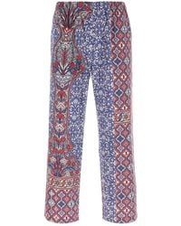 Pantamolle - Pantalone Bajuna in popeline stampato - Lyst