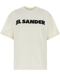 Jil Sander - Logo Print T-Shirt - Lyst