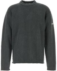 Stone Island - Dark Stretch Cotton Blend Sweater - Lyst