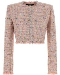 Balmain - Tweed Blazer - Lyst