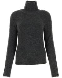 Isabel Marant - Maglione Malo in misto nylon antracite - Lyst