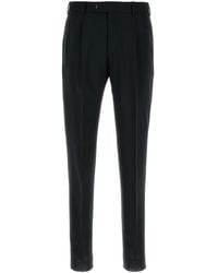 PT Torino - Black Wool Pant - Lyst