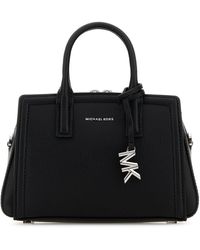 MICHAEL Michael Kors - Black Leather Laila Handbag - Lyst