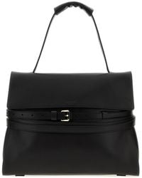 Moschino - Leather Medium Tie Me Handbag - Lyst
