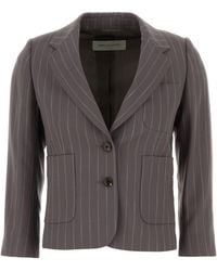 Dries Van Noten - Embroidered Wool Blend Bamis Blazer - Lyst