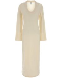 Loulou de Saison - Ivory Wool Blend Ari Dress - Lyst