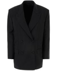 Givenchy - Wool Blend Oversize Blazer - Lyst