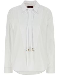 Gucci - Camicia in popeline bianco - Lyst