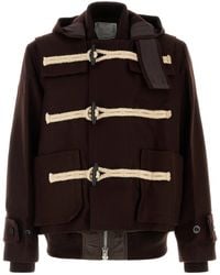 Sacai - Wool Montgomery - Lyst