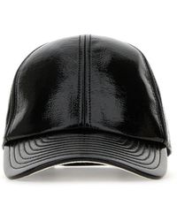 Courreges - Cappello da baseball Reedition in vinile nero - Lyst