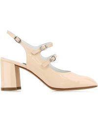 CAREL PARIS - Scarpe con tacco Banana in pelle sabbia - Lyst
