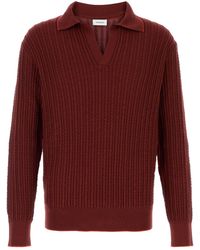 Ferragamo - Salvatore Cotton Blend Sweater - Lyst