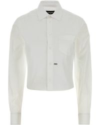 DSquared² - Camicia in popeline bianco - Lyst