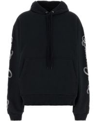 Balenciaga - Slate Cotton Oversize Sweatshirt - Lyst