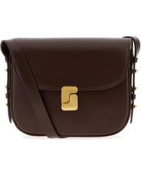 Soeur - Brown Leather Mini Bellissima Crossbody Bag - Lyst