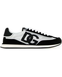 Dolce & Gabbana - Dg Cushion Leather Sneakers - Lyst