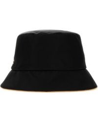 Prada - Cappello da pescatore reversibile in Re-Nylon nero - Lyst