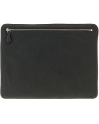 Dolce & Gabbana - Charcoal Fabric Clutch - Lyst