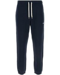 Autry - Dark Blue Cotton joggers - Lyst