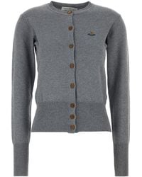 Vivienne Westwood - Cotton Blend Bea Cardigan - Lyst