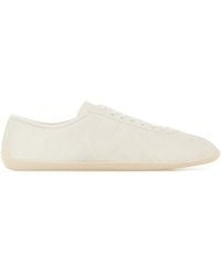 The Row - White Leather Clement Sneakers - Lyst