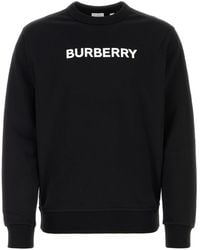 Burberry - Stretch Cotton Oversize Sweater - Lyst