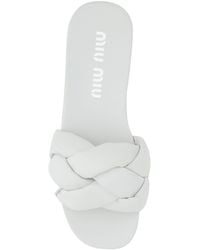 Miu Miu Slippers for Women - Up to 46% off at Lyst.com