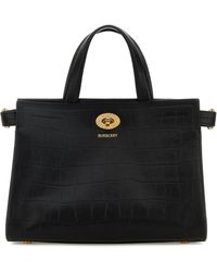 Burberry - Leather Mini Cotswolds Handbag - Lyst