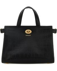 Burberry - Leather Mini Cotswolds Handbag - Lyst