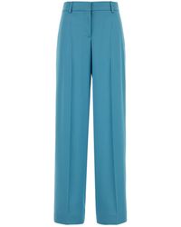 Stella McCartney - Light- Satin Wide-Leg Pant - Lyst