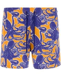 Vilebrequin - Bermuda mare Moorise in nylon stretch stampato - Lyst