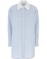 Co. - Embroidered Poplin Oversize Shirt - Lyst