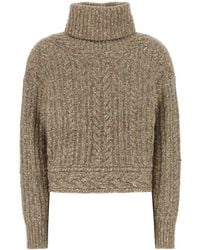 Isabel Marant - Multicolor Stretch Cotton Blend Brenda Sweater - Lyst